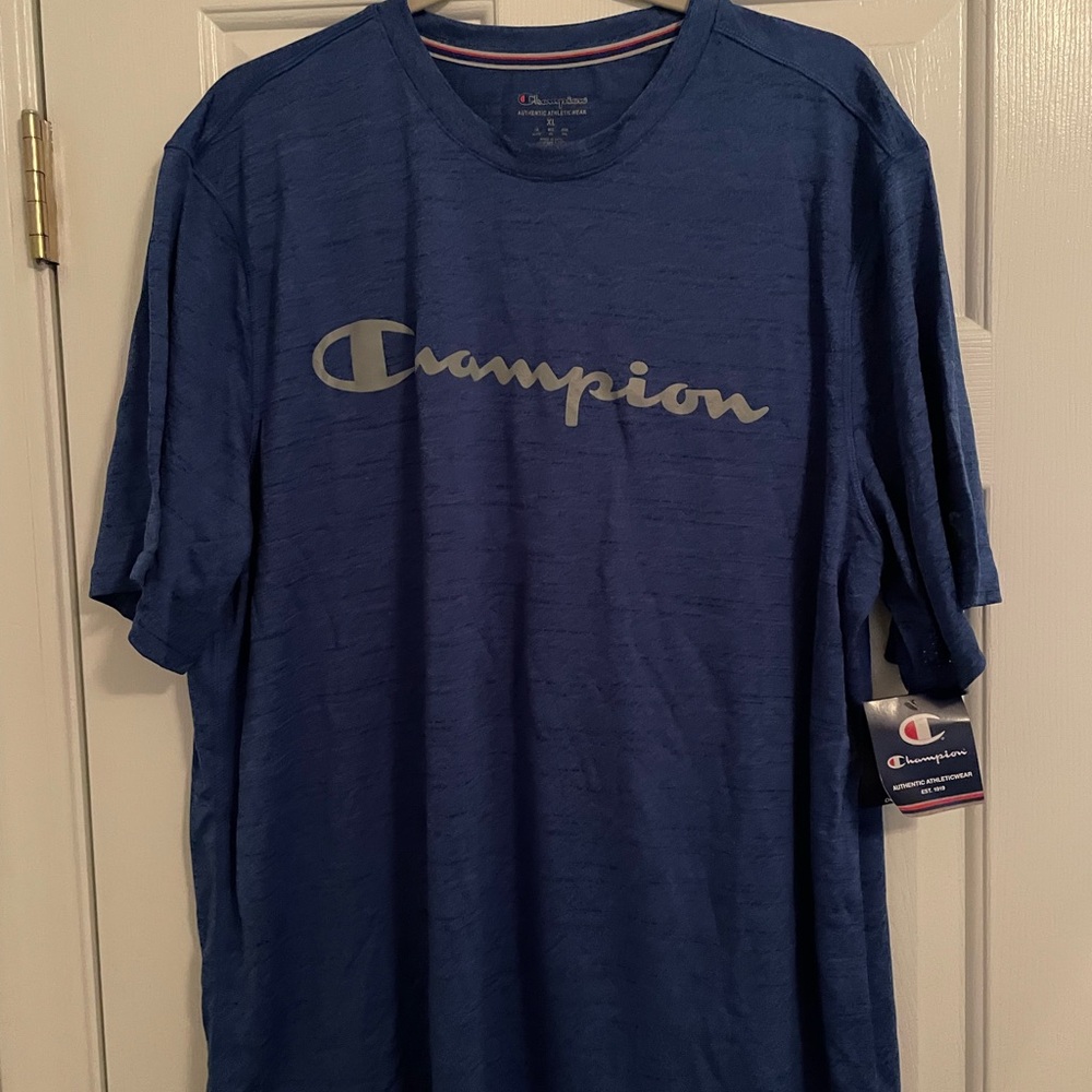 Champion Men's Textured Navy Tee